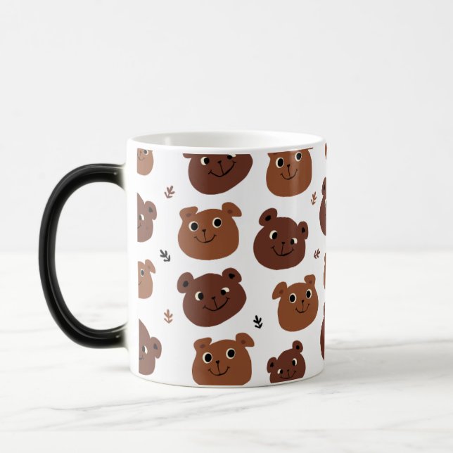 Simple Brown Bear Mug (Left)