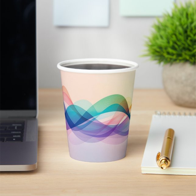 Simple Brown Modern Cute Coffee  Paper Cups (Insitu)