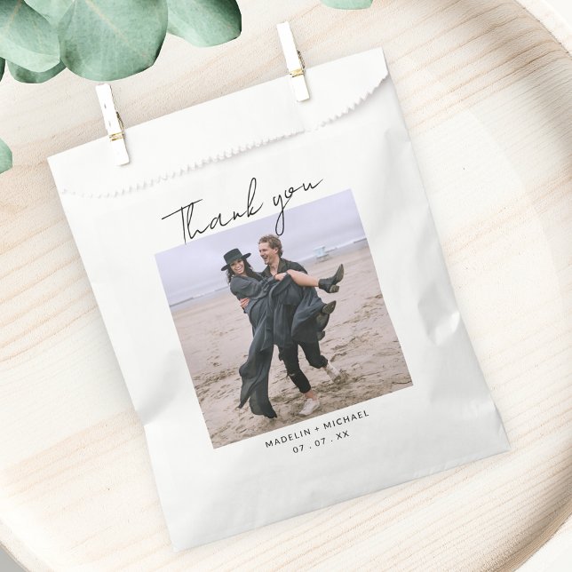 Simple Budget Wedding Thank you Script Photo Favour Bags (Creator Uploaded)