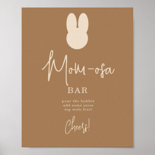 Simple Bunny mOM-osa bar Poster