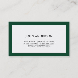 Simple Business Card