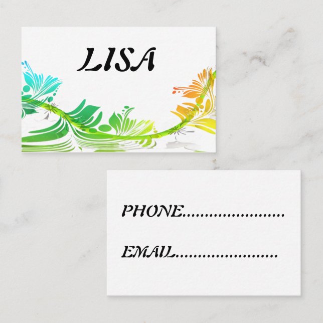 simple business card (Front/Back)