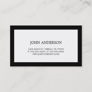 Simple Business Card