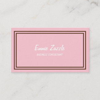 Simple business card