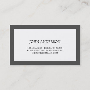 Simple Business Card