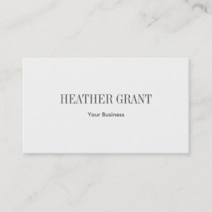Simple Business Card