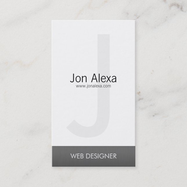 Simple Business Card (Front)