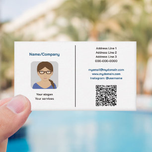 Simple Business Card with Photo