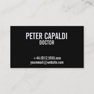 Simple Business Card with QR Code