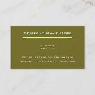Simple Business Cards