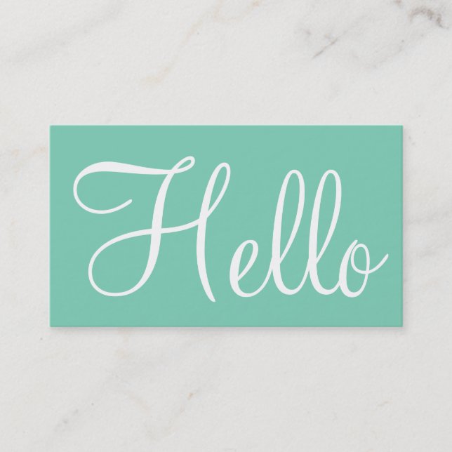 Simple Business Cards (Front)