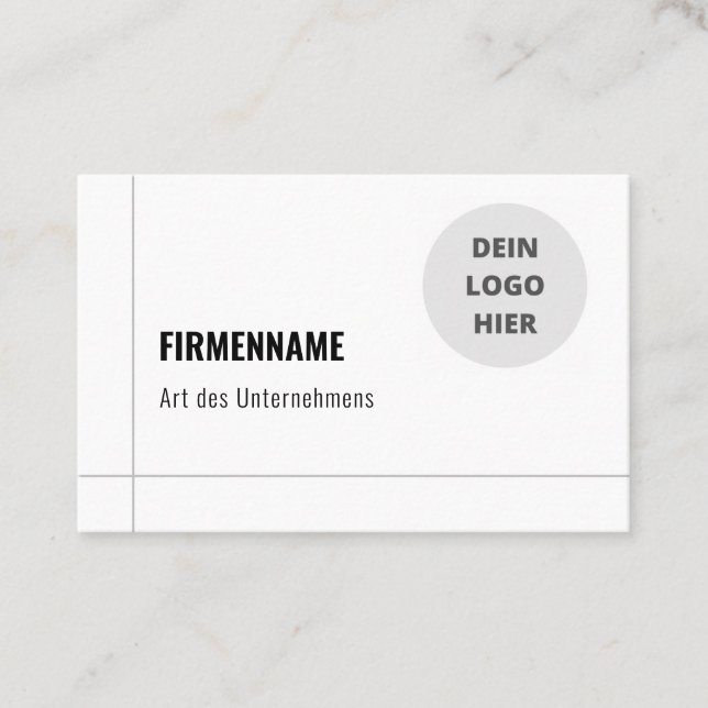 Simple Business Cards Template - Create Online (Front)