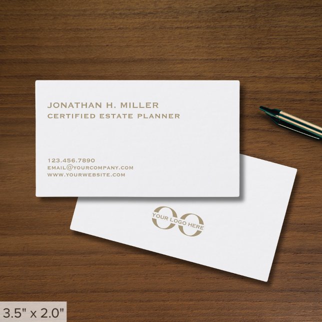 Simple Business Cards with Company Logo (Creator Uploaded)