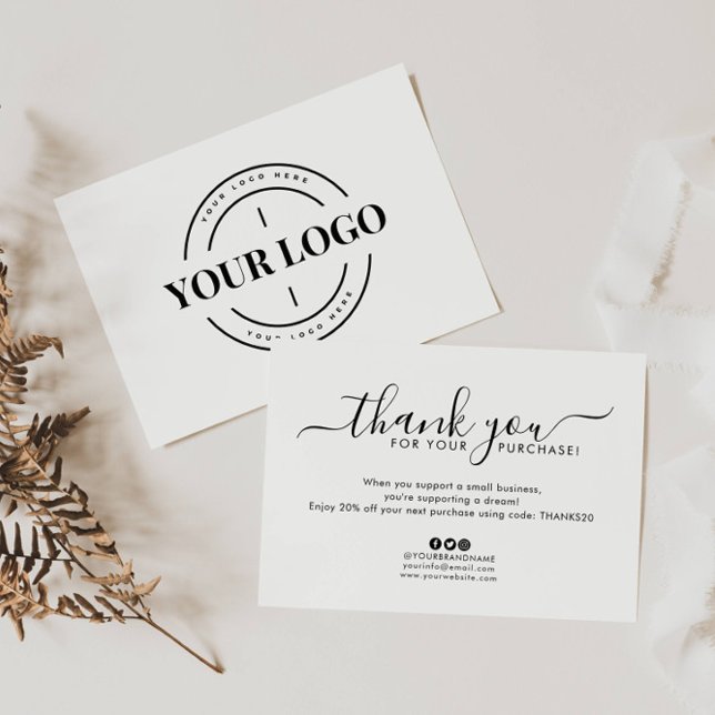 Simple Business Company Logo Thank You Order (Creator Uploaded)