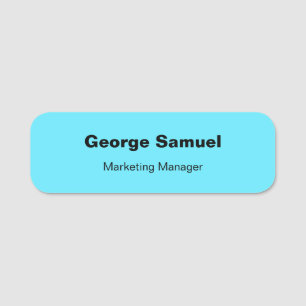 Simple Business Employee Classic Name Tag