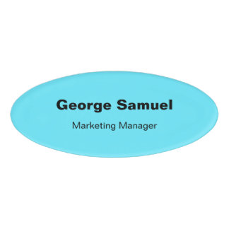 Simple Business Employee Name Tag