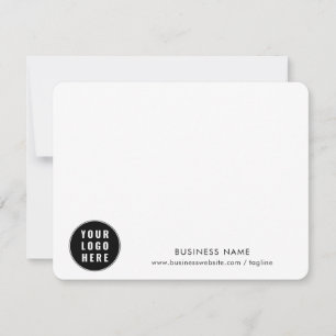 Simple Business Logo and Website Custom Staff Card