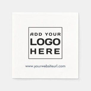 Simple Business Logo Corporate Event Paper Napkin