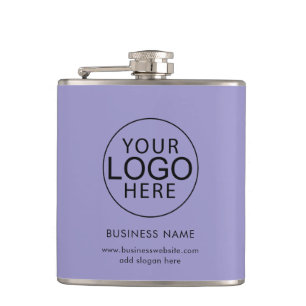 Simple Business Logo Corporate Promotional Custom Hip Flask