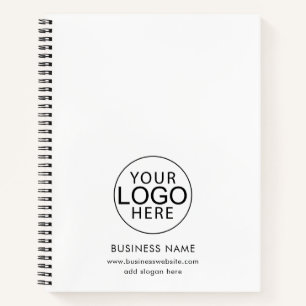 Simple Business Logo Corporate Promotional Swag Notebook