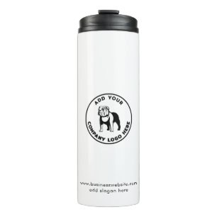 Simple Business Logo Custom Promotional Thermal Tumbler