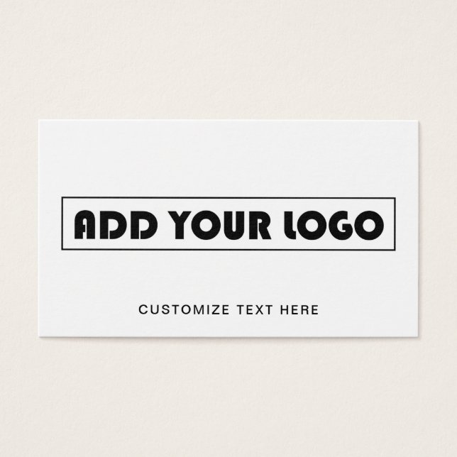 Simple Business Logo Label Clothing Hang Tag (Front)