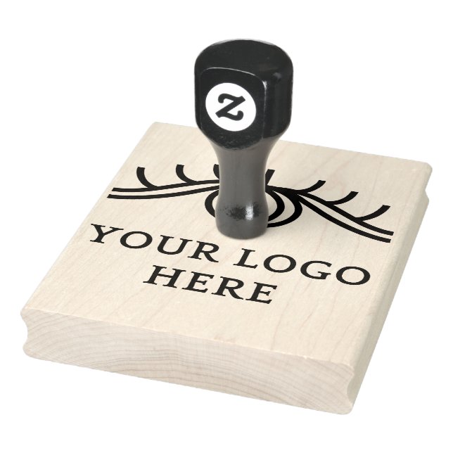 Simple Business Logo Large Rubber Stamp (Stamp)
