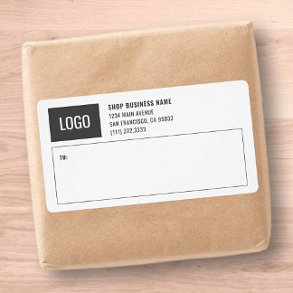 Simple Business Logo Mailing Shipping Labels
