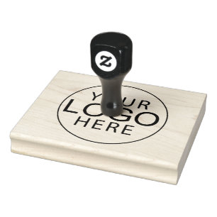 Simple Business Logo Minimalist Custom Rubber Stamp