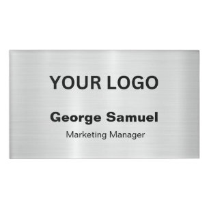 Simple Business Logo   Name   Designation Tag