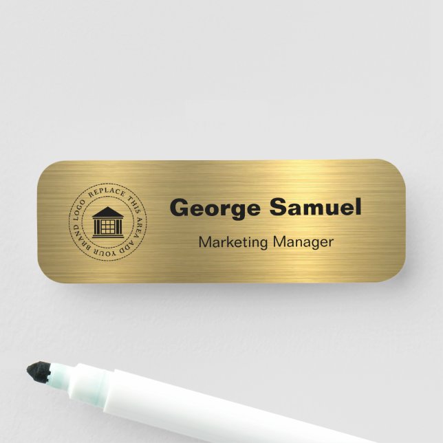 Simple Business Logo | Name | Designation Tag (In Situ)