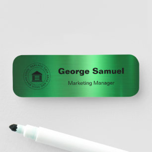 Simple Business Logo   Name   Designation Tag