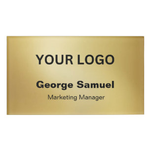 Simple Business Logo   Name   Designation Tag