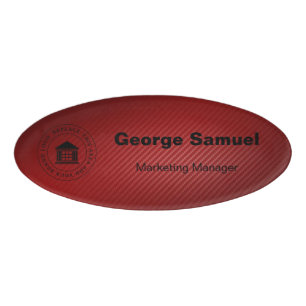 Simple Business Logo   Name   Designation Tag