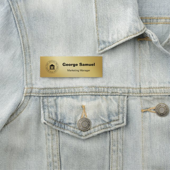 Simple Business Logo | Name | Designation Tag (In Situ)