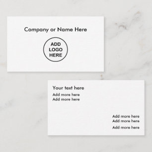 Simple Business Logo Online Business Card Template