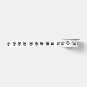 Simple Business Logo Pattern Satin Ribbon