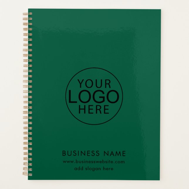 Simple Business Logo Promotional Custom 2026 Planner (Front)