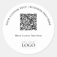 Simple Business Logo QR Code Promotional