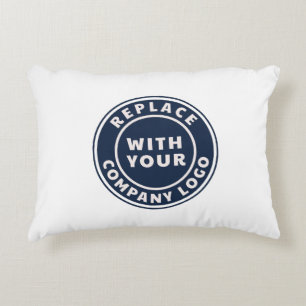 Simple Business Logo Realtor Matching Decorative Cushion