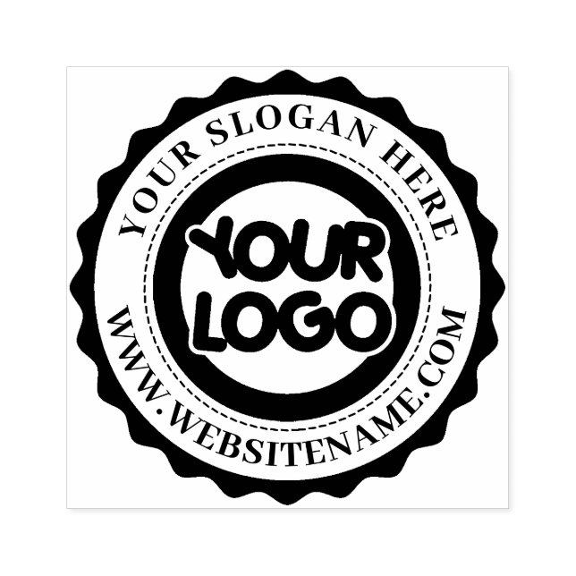 Simple Business Logo Rubber Stamp (Imprint)