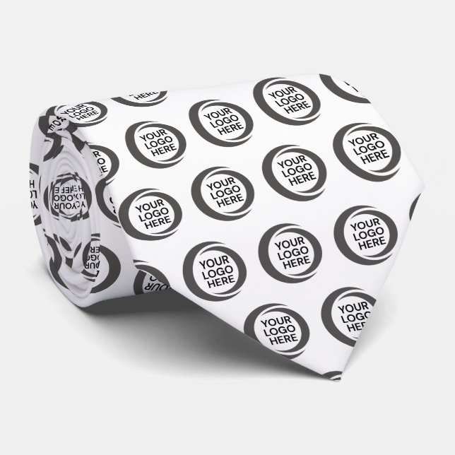 Simple Business Logo Template Tie (Rolled)