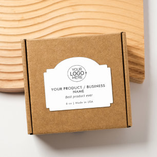 Simple Business Logo Typography Product Label 