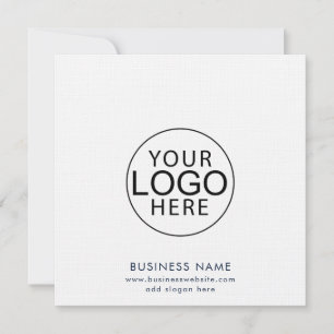 Simple Business Logo Website Custom Card