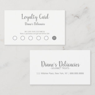 Simple Business & Loyalty Card