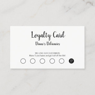 Simple Business & Loyalty Card