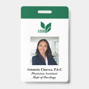 Simple Business Photo Staff ID Badge