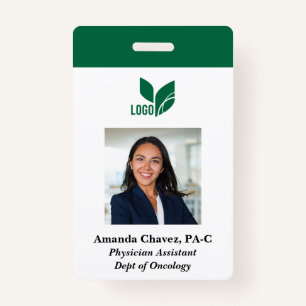 Simple Business Photo Staff ID ID Badge