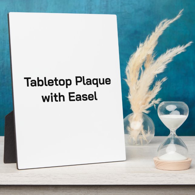 Simple Business Promotion 8" x 10" Plaque (Side)