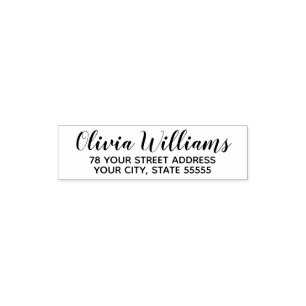 Simple Business Stamp Return Address